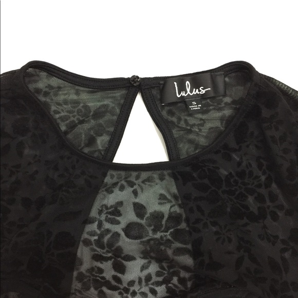 Host Pick ✨Lulus Backless Velvet Print Dress - Picture 6 of 7